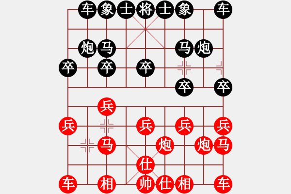 象棋棋譜圖片：棋友-魚aiq鳥[575644877] -VS- 張師傅[2622697727] - 步數(shù)：10 