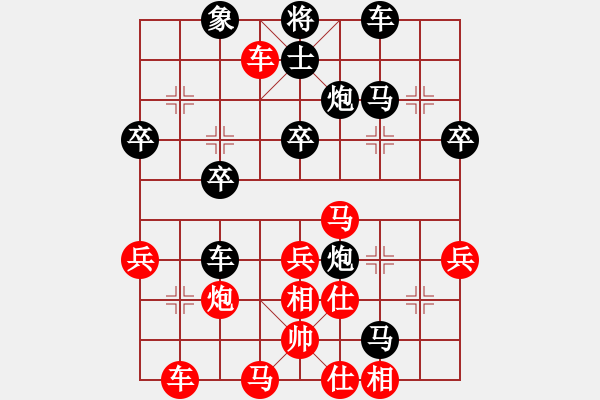 象棋棋譜圖片：‖棋家軍‖[474177218] -VS- 帥哥[215077407] - 步數(shù)：40 