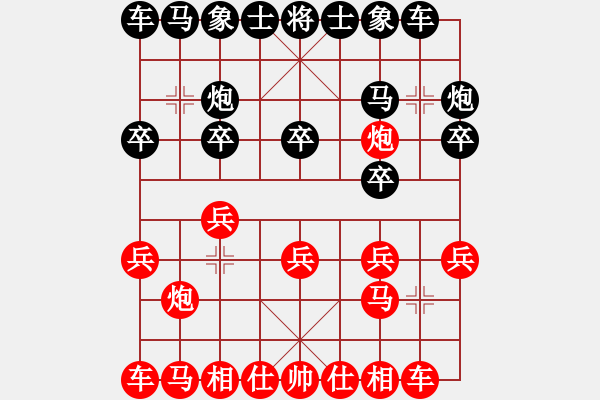 象棋棋譜圖片：把酒向青天(6段)-勝-四氧化三鐵(3段) - 步數(shù)：10 