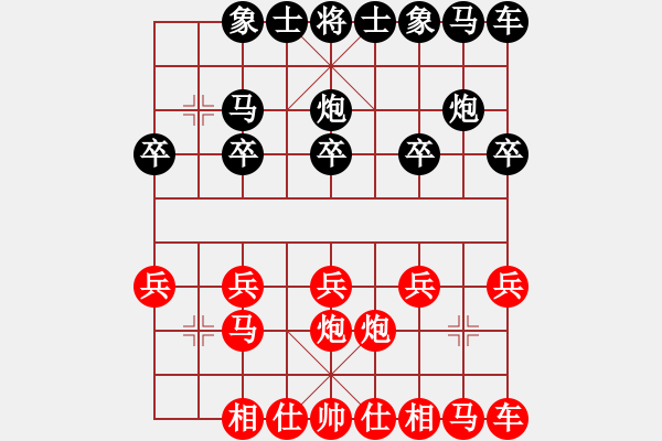 象棋棋譜圖片：2023年校際甲級(jí)聯(lián)賽第7輪曲皓軒先勝梁建锘 - 步數(shù)：10 