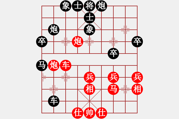 象棋棋譜圖片：分紅比例符合技術(shù)開 和 精明才子 - 步數(shù)：50 