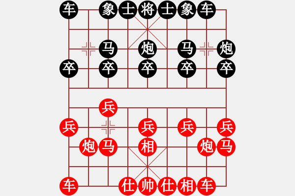 象棋棋谱图片：赵旸鹤 先和 孙浩宇 - 步数：10 