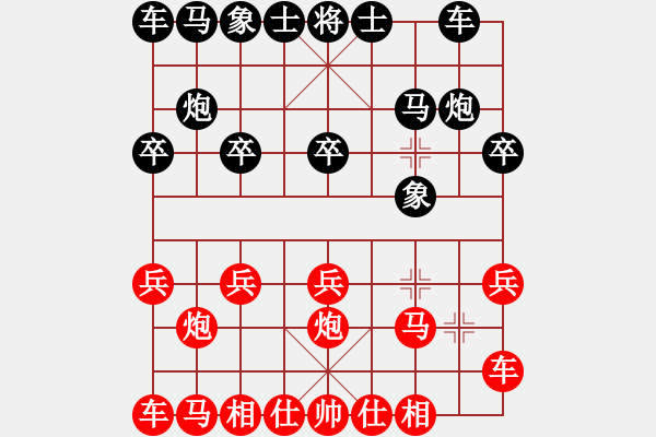 象棋棋譜圖片：天天象棋縱橫四海浩軒爺先勝鄧凡安業(yè)8-1 - 步數(shù)：10 