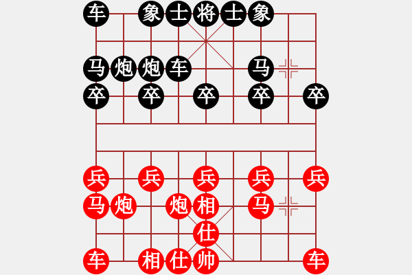 象棋棋譜圖片：過(guò)宮炮對(duì)橫車 （車9進(jìn)2） 橫掃千君(4段)-負(fù)-tomichy(2段) - 步數(shù)：10 