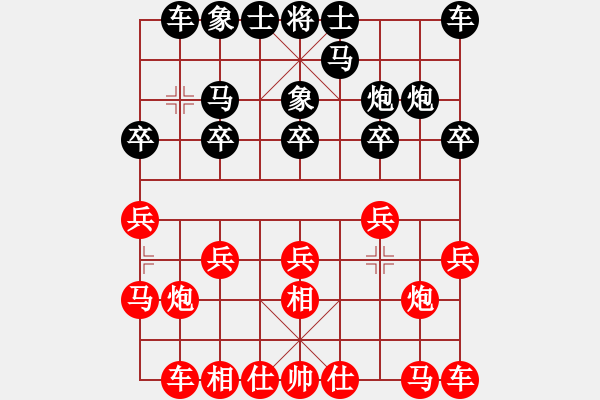 象棋棋譜圖片：吾主沉浮(1段)-負(fù)-王天二(9級(jí)) - 步數(shù)：10 