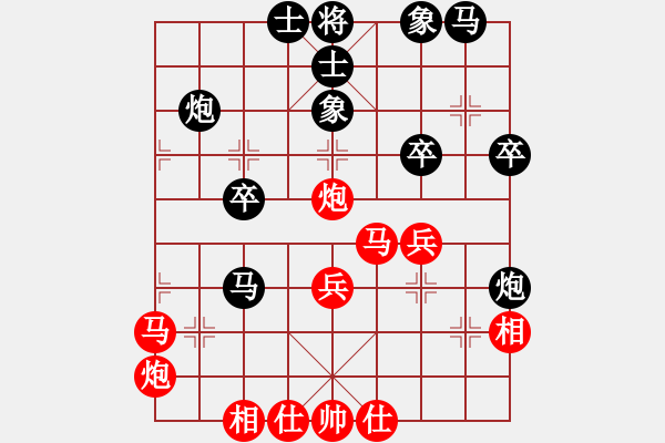 象棋棋譜圖片：昆侖神女(3段)-勝-粉條加雞蛋(7段) - 步數(shù)：40 