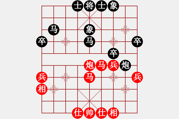 象棋棋譜圖片：杭州環(huán)境集團 趙子雨 負(fù) 上海金外灘 趙瑋 - 步數(shù)：40 