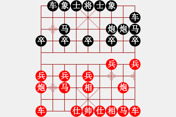 象棋棋譜圖片：一葉渡江[1370748858] -VS- 北方一男1[863734514] - 步數(shù)：10 