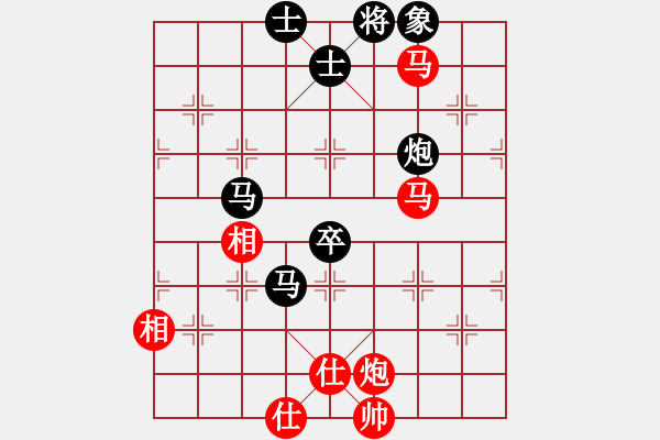 象棋棋譜圖片：臺州棋手(天罡)-勝-游戲小精靈(4f) - 步數(shù)：110 