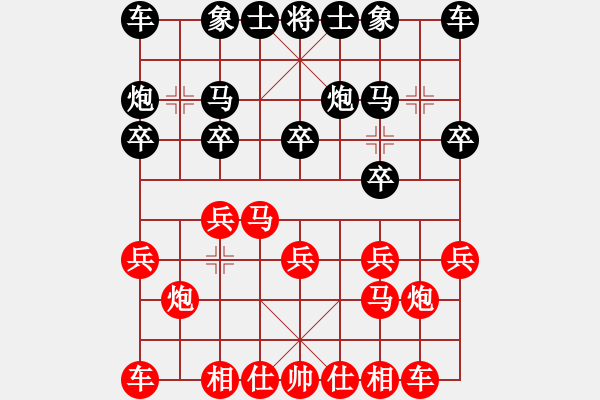 象棋棋譜圖片：lwdzxl2008VS大師群樺(2013-5-1) - 步數(shù)：10 