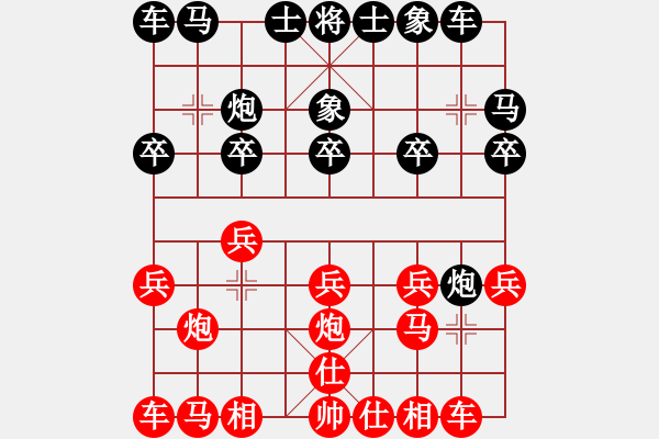 象棋棋譜圖片：風火神龍(3段)-勝-鐵筆(7段) - 步數(shù)：10 