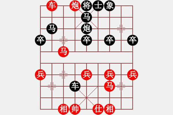 象棋棋譜圖片：再戰(zhàn)江湖(9級(jí))-負(fù)-帥泡妞謹(jǐn)腎(3段) - 步數(shù)：40 