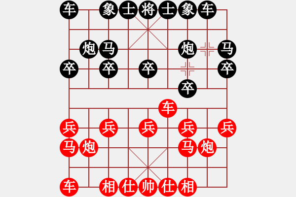 象棋棋谱图片：江皜先胜 罗天阳 - 步数：10 