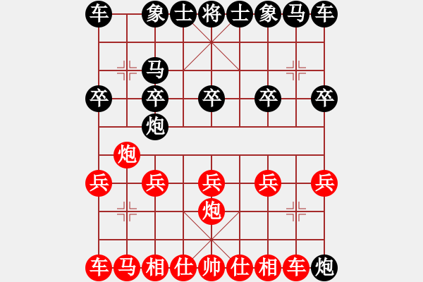 象棋棋譜圖片：棋友-魚aiq鳥[575644877] -VS- 灬桀[735436034] - 步數(shù)：10 