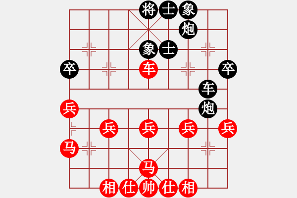 象棋棋譜圖片：風(fēng)中巖石(1段)-勝-不可近棋道(5段) - 步數(shù)：40 