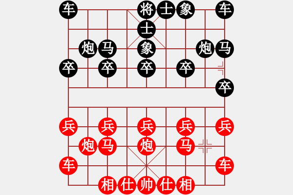 象棋棋譜圖片：橫才俊儒[292832991] -VS- 象棋迷蹤步[3029243179] - 步數(shù)：10 