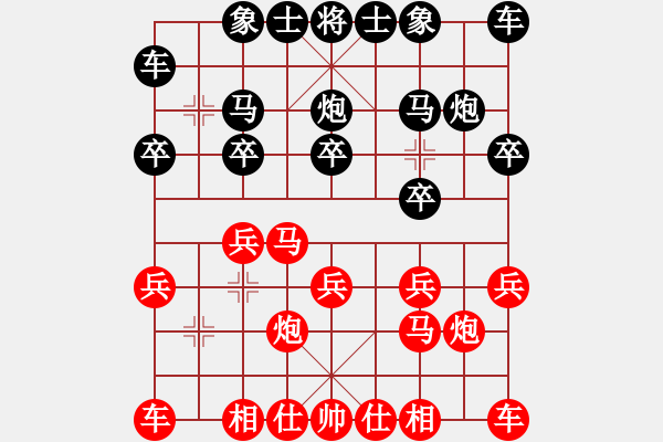 象棋棋譜圖片：天天象棋華山論劍霸權(quán)業(yè)9-1先負(fù)太守棋狂 - 步數(shù)：10 