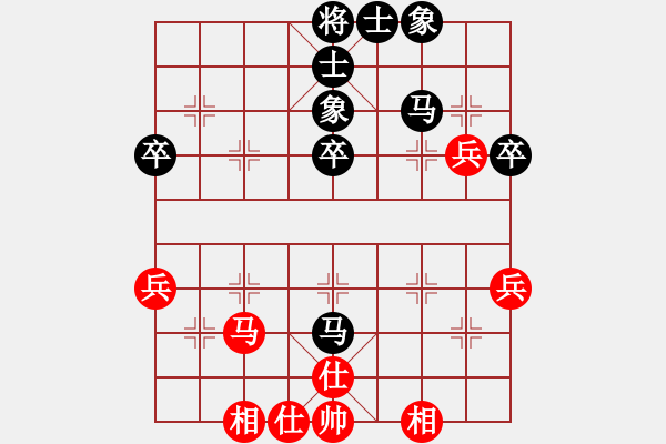 象棋棋譜圖片：相思樹(8段)-和-werni(8段) - 步數：48 