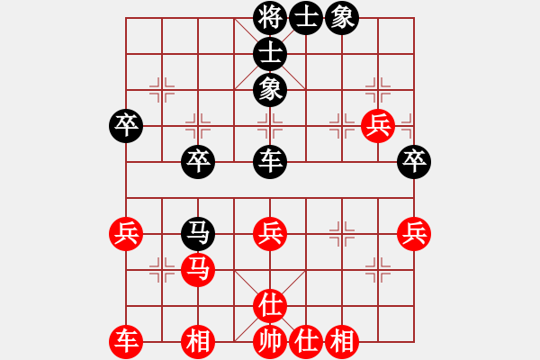 象棋棋譜圖片：快活王(日帥)-勝-friend(月將) - 步數(shù)：40 