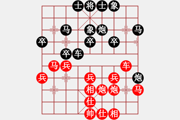 象棋棋譜圖片：醫(yī)你一生[1065212422] 負(fù) 卍 感悟人生 卐[423375394] - 步數(shù)：30 