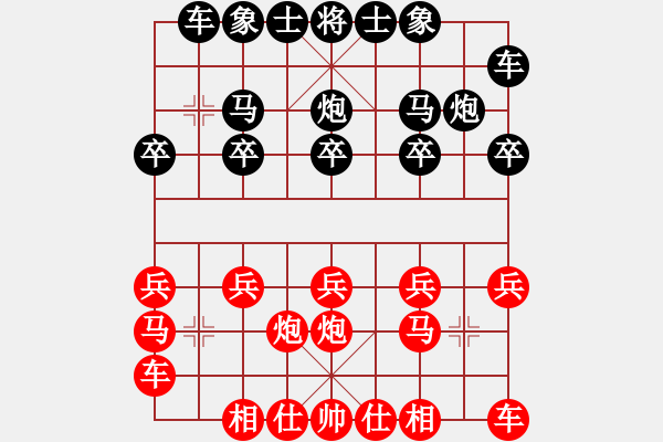 象棋棋譜圖片：龍港棋友VS倚天高手(2017 3 31 星期五) - 步數(shù)：10 