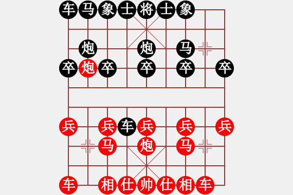 象棋棋譜圖片：姜祥華[276133282] -VS- 老大爺[767181360] - 步數(shù)：10 