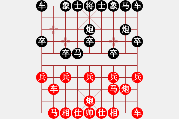 象棋棋譜圖片：5695局 A00--旋風(fēng)引擎24層 紅先勝 旋九專雙核-菜鳥 - 步數(shù)：10 