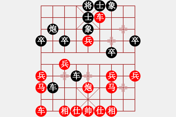 象棋棋譜圖片：nzbdwmh(初級)-勝-aaabbbccc(3級) - 步數(shù)：30 