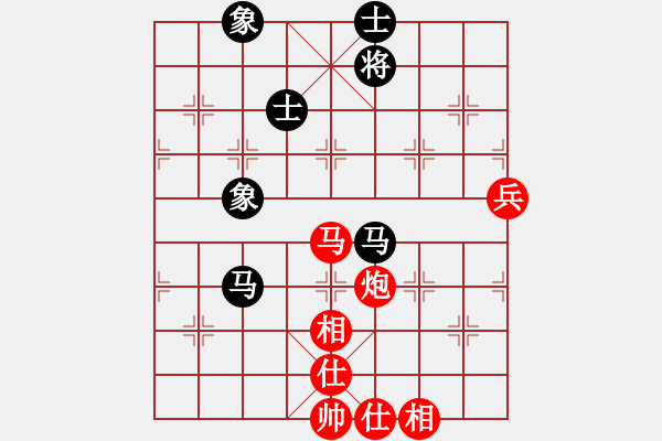 象棋棋譜圖片：三9 浙江趙旸鶴先勝無(wú)為胡成榮 - 步數(shù)：91 