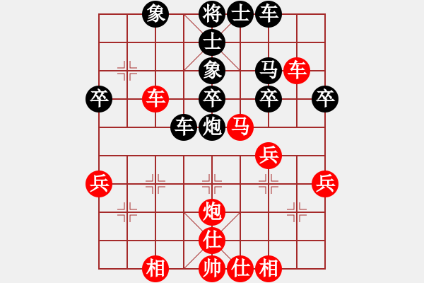 象棋棋譜圖片：匹諾曹（業(yè)9-3）先和永恒的承諾（業(yè)9-3）202301091051.pgn - 步數(shù)：40 