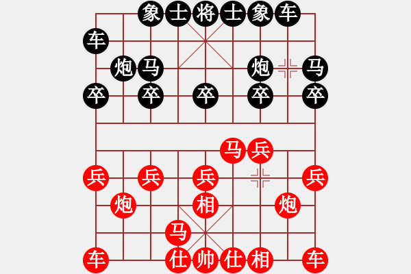 象棋棋譜圖片：后勝網(wǎng)絡(luò)棋手（仙人指路飛相對卒底炮） - 步數(shù)：10 