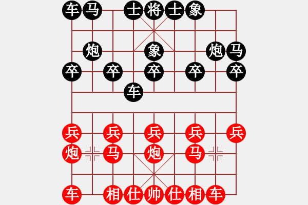 象棋棋譜圖片：吾小笨笨(7段)-勝-稱霸海天(9段) - 步數(shù)：10 