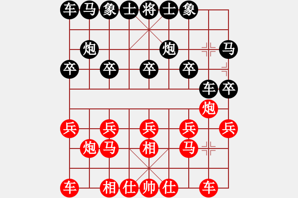 象棋棋譜圖片：沒你笨(1段)-負(fù)-三國虎癡(2段) - 步數(shù)：10 