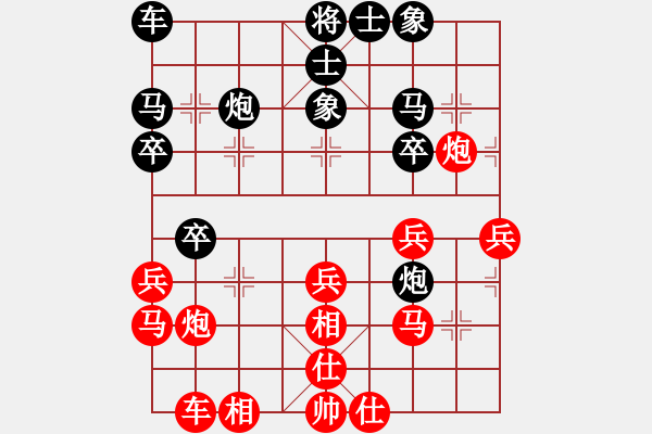 象棋棋譜圖片：雪峰刀客(4段)-負(fù)-伏虎英雄(2段) - 步數(shù)：30 