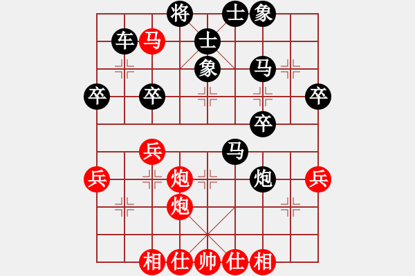 象棋棋譜圖片：夕陽風(fēng)影[1032631196] 勝 棋緣閣-芳棋[920014251] - 步數(shù)：45 