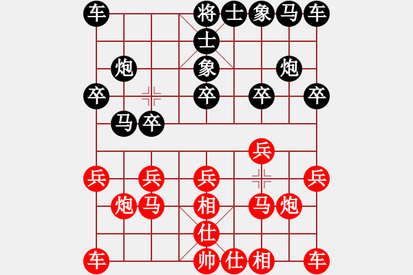 象棋棋譜圖片：首屆睿成軒杯福建省城市象棋聯(lián)賽第三輪龍巖市王詠梅先和福建省天馬象棋俱樂(lè)部張燁 - 步數(shù)：10 