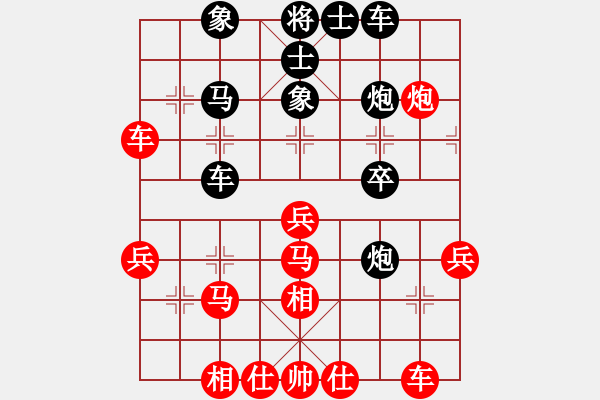 象棋棋譜圖片：鐵五局黃明昌（和）遠(yuǎn)離塵囂音樂廳唐來喜 - 步數(shù)：40 