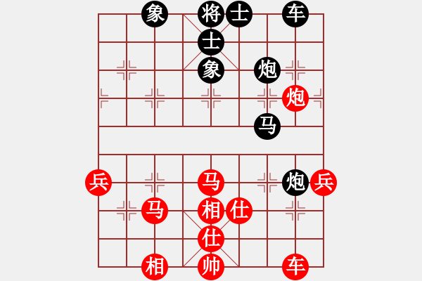 象棋棋譜圖片：鐵五局黃明昌（和）遠(yuǎn)離塵囂音樂廳唐來喜 - 步數(shù)：60 