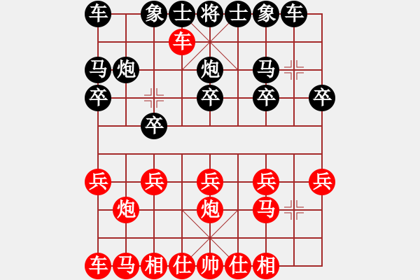 象棋棋譜圖片：橫才俊儒[292832991] -VS- ⒉o0⑧哖娶禰[345710449] - 步數(shù)：10 