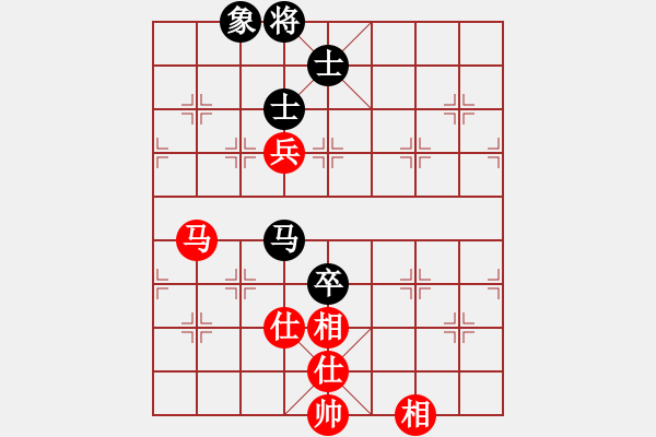 象棋棋譜圖片：火云邪神(月將)-負-下山王(日帥) - 步數(shù)：110 