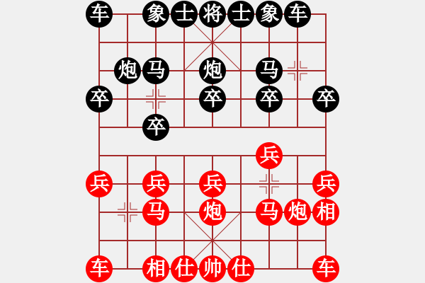 象棋棋譜圖片：mlonkibj(9星)-負-夏敢若何(9星) - 步數(shù)：10 