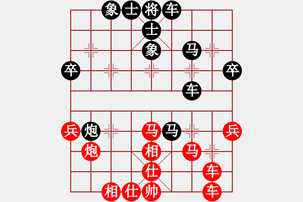 象棋棋譜圖片：大黑虎(9段)-和-護(hù)法跳跳(6段) - 步數(shù)：50 