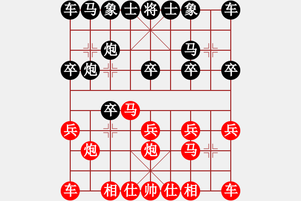 象棋棋譜圖片：野草（業(yè)7-1）先負(fù)宋海軍（業(yè)9-2）202203142153.pgn - 步數(shù)：10 