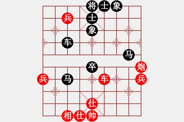 象棋棋譜圖片：20170420 先勝天天業(yè)6-1 五九炮過河車對(duì)屏風(fēng)馬平炮兌車 黑炮2進(jìn)4 卒7進(jìn)1 車四退三 炮 - 步數(shù)：80 