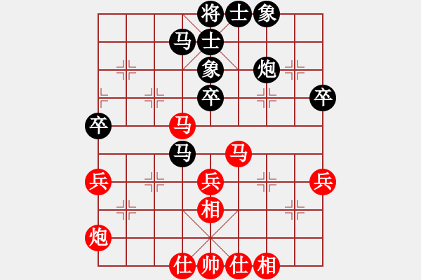 象棋棋譜圖片：2017全國象甲第3輪 何偉寧 負(fù) 張學(xué)潮 - 步數(shù)：60 