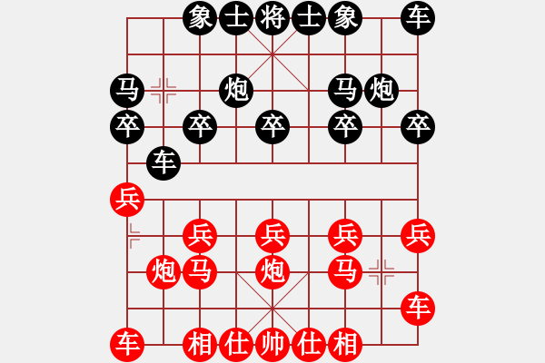 象棋棋譜圖片：太守棋狂先勝廣西友緣棋社梨渦淺笑業(yè)4-22018·1·26 - 步數(shù)：10 