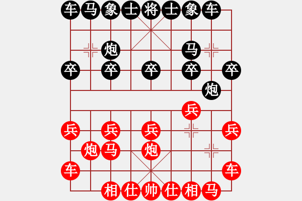 象棋棋譜圖片：阿布達瓦 -VS- zhzhl良仔 - 步數(shù)：10 