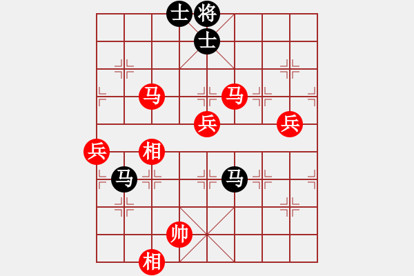 象棋棋譜圖片：楚漢棋緣1.46入門 (先勝) 象棋巫師5.4(入門) - 步數(shù)：110 