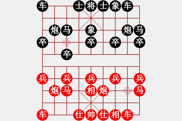 象棋棋譜圖片：阿文 和 qqq - 步數(shù)：10 