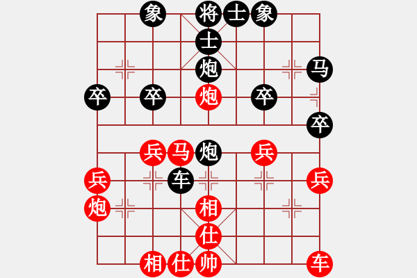 象棋棋譜圖片：弱點(diǎn)(5段)-負(fù)-效效(1段) - 步數(shù)：30 